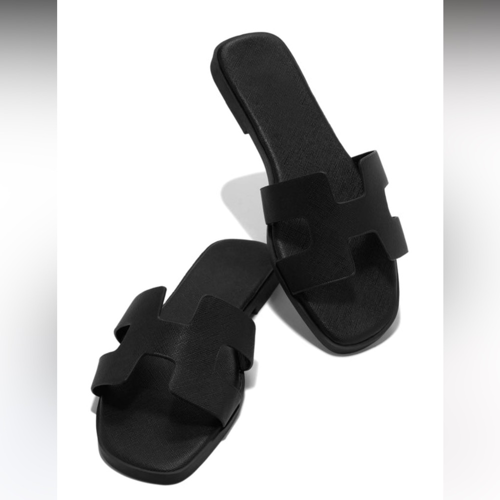 Black Bianka Sandals